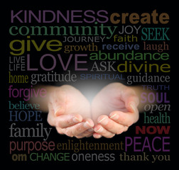 Canvas Print - lovely healing words