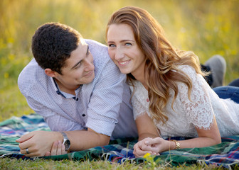 young couple on rug 2