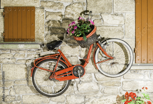 Naklejka na drzwi Old Italian bicycle