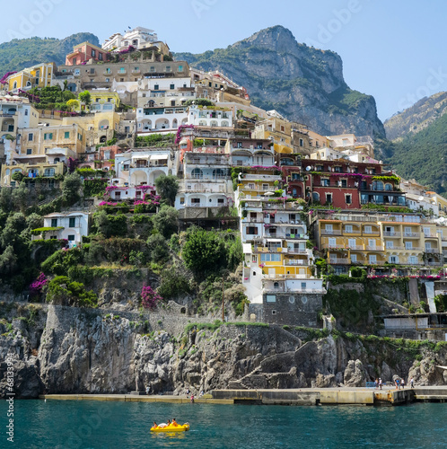 Tapeta ścienna Positano, wybrzeże Amalfi, Włochy