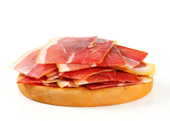 Poster - Sliced prosciutto crudo