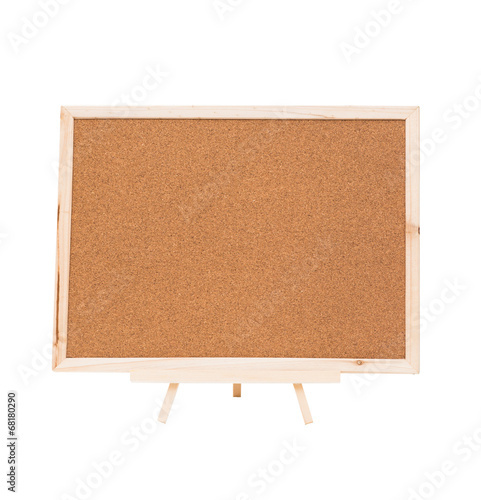 Fotografie, Obraz Cork board isolated on white background, clipping path