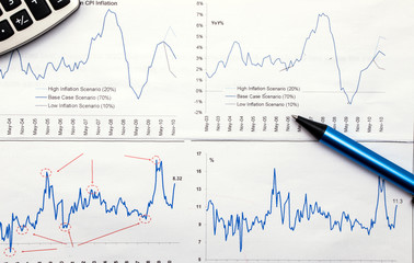 Wall Mural - financial analysis concept