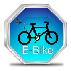 Wall Mural - E-Bike Button