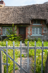 Wall Mural - entrance gate to old traditional Irish cottage