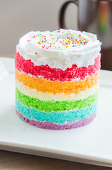 Wall Mural - Rainbow cakes