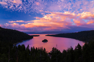 Wall Mural - Emerald Bay sunset, Lake Tahoe