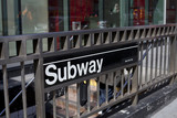 Fototapeta Sawanna - NYC Subway Entrance