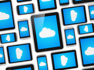Poster - Cloud computing on mobile devices concept