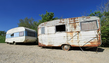 Old Abandoned Caravans