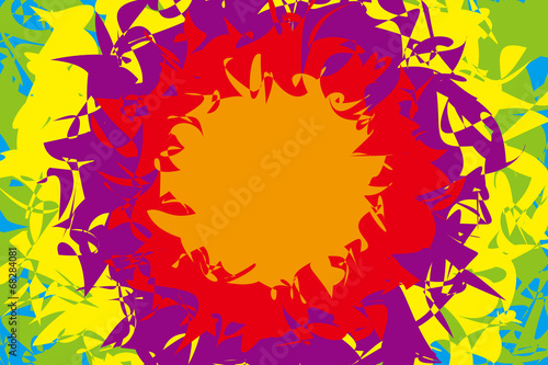 背景素材壁紙 情熱 パッション 放射 放射状 虹 虹色 レインボー 七色 メダル メダル状 メダル型 Acheter Ce Vecteur Libre De Droit Et Decouvrir Des Vecteurs Similaires Sur Adobe Stock Adobe Stock