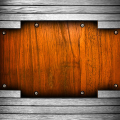 Sticker - wood template background