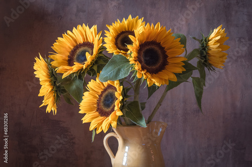 Nowoczesny obraz na płótnie Sonnenblumen