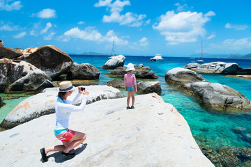 Poster - Tourist at Caribbean coast