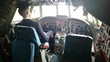 Cockpit Kapitän Flugzeug