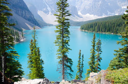 Plakat na papierze fotorealistycznym Moraine Lake Canada