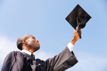 Wall Mural - Happy graduate.