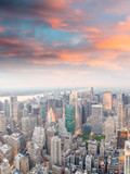 Fototapeta Nowy Jork - Buildings of Manhattan