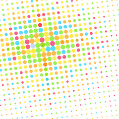 Poster - Abstract dotted background texture