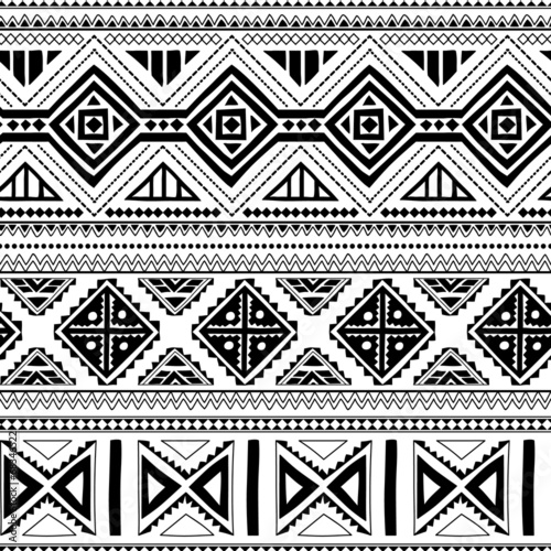 Obraz na płótnie canvas Etniczne ozdobnych włókienniczych szwu