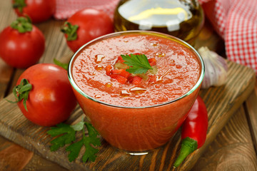 Canvas Print - gazpacho soup