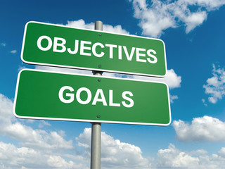 Wall Mural - objectives goals