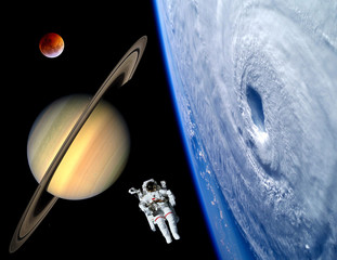 Wall Mural - earth fantasy planets universe