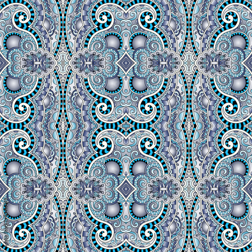 Obraz na płótnie canvas trzyczęściowy "tryptyk" Geometria vintage kwiatowy wzór