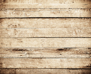 Wall Mural - old grungy wooden planks texture
