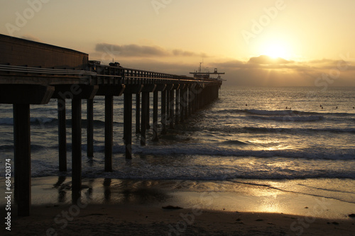 Obraz na płótnie canvas Scripps pier san diego