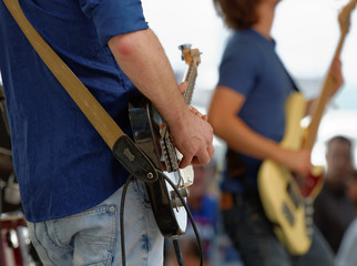 Wall Mural - guitarist