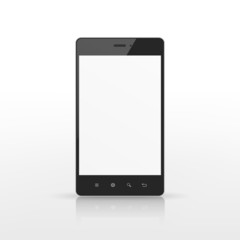 Wall Mural - smart phone with blank screen
