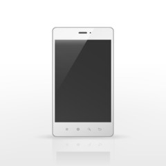 Wall Mural - smart phone with blank screen