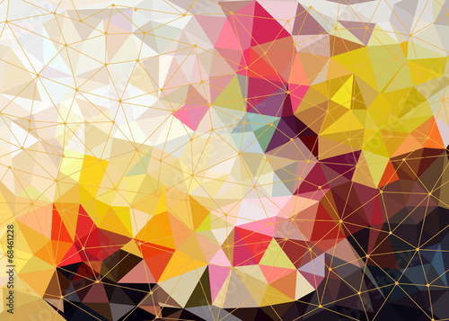 Board z aluminiowym obramowaniem Geometryczne tło