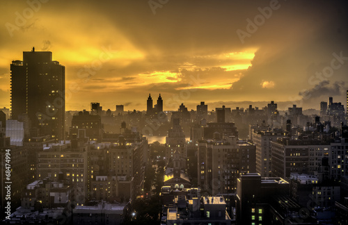 Board z aluminiowym obramowaniem Zachód nowy jork manhattan
