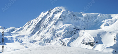 Obraz na płótnie canvas trzyczęściowy "tryptyk" Lodowiec w pobliżu matterhorn w Szwajcarii