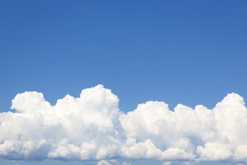 Clouds and blue sky background