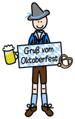 Canvas Print - Gruß vom Oktoberfest