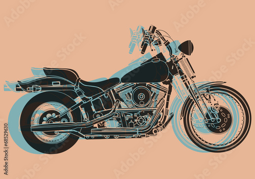 Moto sportster Canvas