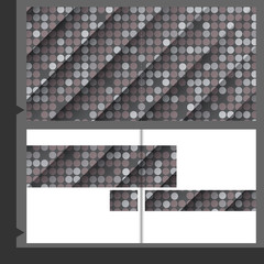 Wall Mural - Brochure Template Design.