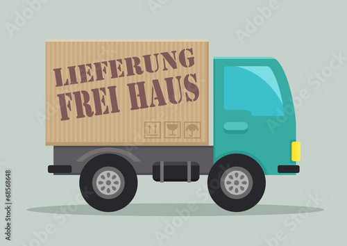 Lkw Frei Haus Buy This Stock Vector And Explore Similar Vectors