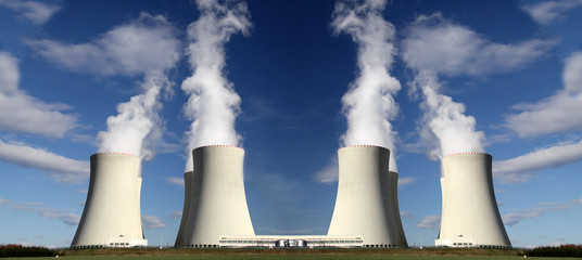 Nuclear power plant Temelin in Czech Republic Europe