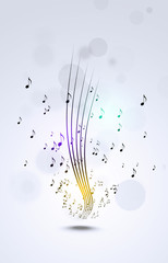 Wall Mural - Music Background