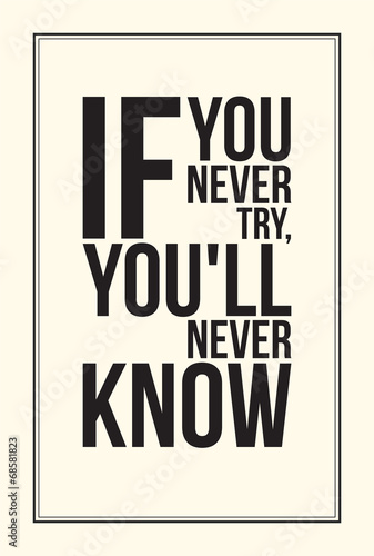 Tapeta ścienna Plakat motywacyjny inspiracji. 