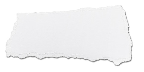 white paper ripped message background