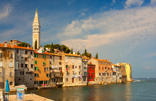Plakat na papierze fotorealistycznym Rovigno - rovinj, croatia