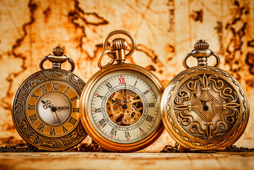 Wall Mural - Vintage pocket watch