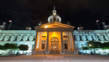 Kingston City Hall, Ontario At Night