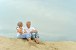 © aletia2011 - Amusing elderly couple on the beach