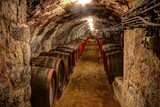Fototapeta Góry - Wine cellar in Tokaj, Hungary